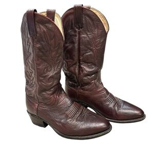Dan Post | Brown Leather Cowboy Boots 9.5